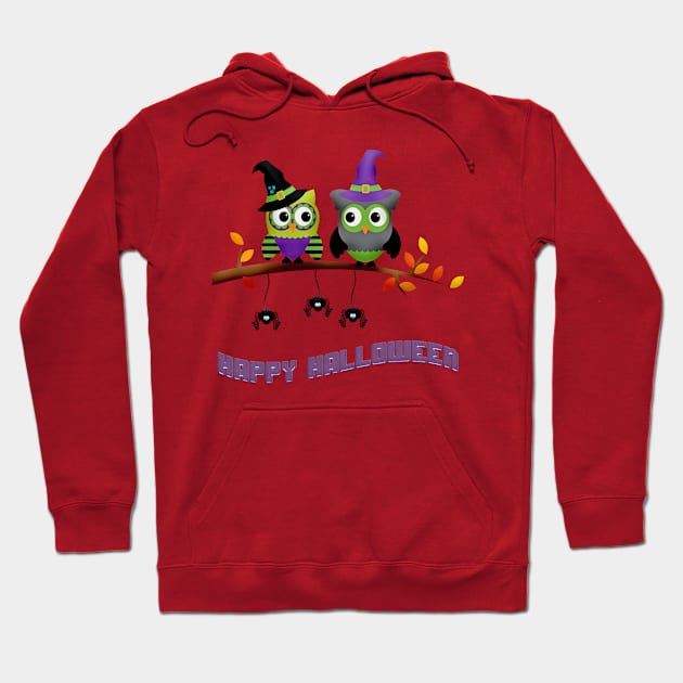 Happy Halloween Owl Hoodie by holidaystore